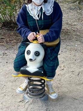「panda（パンダ）のアイテム」を使った、ktns1さん（レディース・157cm）の冬コーディネート