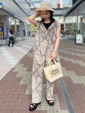 Natsumiさん（レディース・155cm）の夏コーディネート