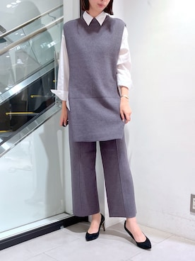 「フォロバ」｜「アイテム（ワンピース/ドレス）」を使った、MANAさん（レディース・170cm）の秋コーディネート