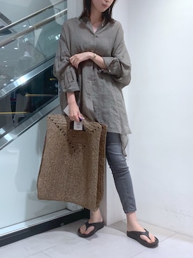 「ヤヌーク」｜MANAさん（レディース・170cm）の夏コーディネート