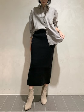 MANAさん(レディース・170cm)の冬コーディネート