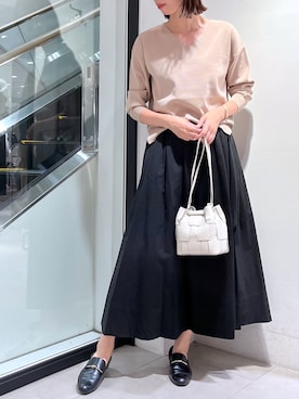 ベージュニット のレディース人気ファッションコーディネート Wear