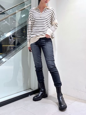 「ヤヌーク」｜MANAさん（レディース・170cm）の秋コーディネート