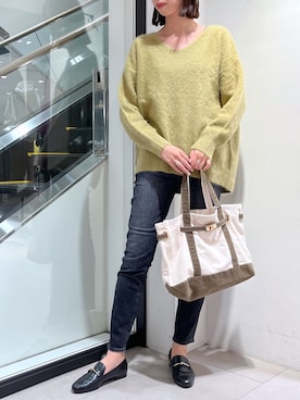 「フォックスファー」｜MANAさん（レディース・170cm）の秋コーディネート