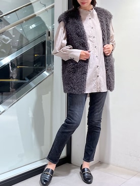 「ヤヌーク」｜MANAさん（レディース・170cm）の秋コーディネート