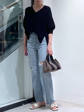 「ヤヌーク」｜MANAさん（レディース・170cm）の夏コーディネート