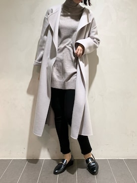 「フォロバ」｜「アイテム（その他アウター）」を使った、MANAさん（レディース・170cm）の冬コーディネート