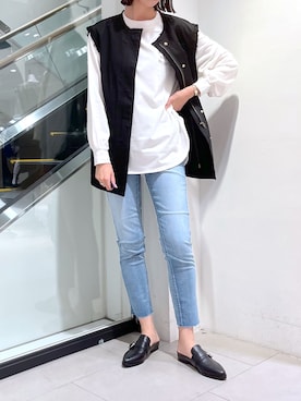 「ヤヌーク」｜MANAさん（レディース・170cm）の秋コーディネート