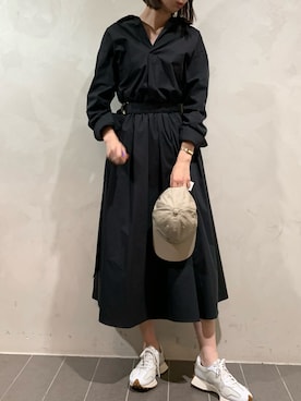 「フォロバ」｜「アイテム（ワンピース/ドレス）」を使った、MANAさん（レディース・170cm）の冬コーディネート
