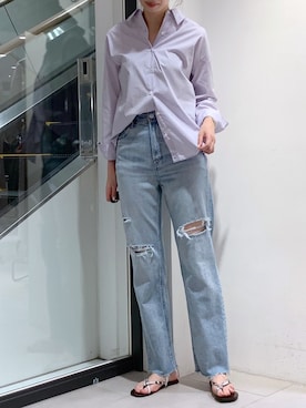 「ヤヌーク」｜MANAさん（レディース・170cm）の夏コーディネート