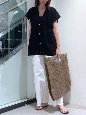 「ヤヌーク」｜MANAさん（レディース・170cm）の夏コーディネート