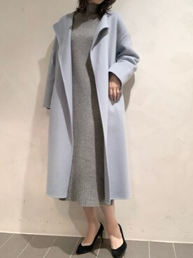 「フォロバ」｜「アイテム（その他アウター）」を使った、MANAさん（レディース・170cm）の冬コーディネート