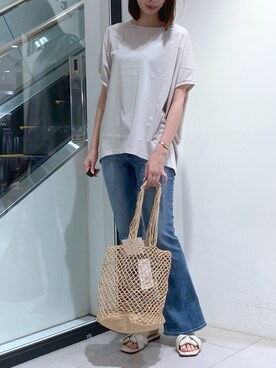 「ヤヌーク」｜MANAさん（レディース・170cm）の夏コーディネート