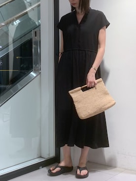 「フォロバ」｜「アイテム（ワンピース/ドレス）」を使った、MANAさん（レディース・170cm）の夏コーディネート