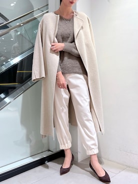 「フォックスファー」｜MANAさん（レディース・170cm）の秋コーディネート