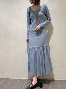 「フォロバ」｜「アイテム（ワンピース/ドレス）」を使った、MANAさん（レディース・170cm）の春コーディネート