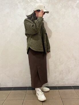 「SPINNS（スピンズ）のアイテム（その他アウター）」を使った、Thina ☻さん（レディース・158cm）の秋コーディネート