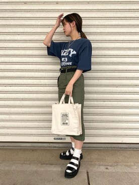 Thina ☻さん（レディース・158cm）の夏コーディネート