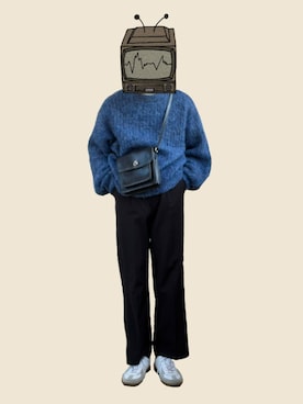 「epnok（エプノック）のアイテム（スラックス）」を使った、fashiontvmanさん（メンズ・174cm）の春コーディネート