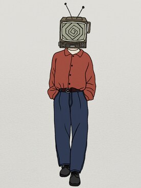 「epnok」｜「アイテム（スウェット）」を使った、fashiontvmanさん（メンズ・174cm）の春コーディネート