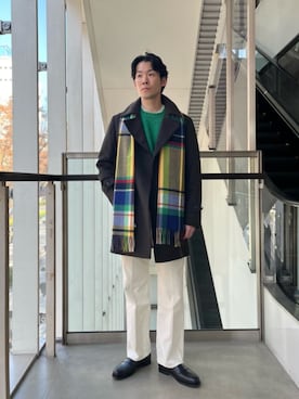HAYATO SUGAWARAAさん（メンズ・174cm）の冬コーディネート