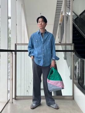 HAYATO SUGAWARAAさん（メンズ・174cm）の夏コーディネート