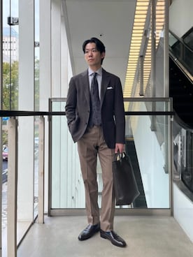 HAYATO SUGAWARAAさん（メンズ・174cm）の冬コーディネート