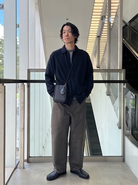 「hALON（アーロン）のアイテム」を使った、HAYATO SUGAWARAAさん（メンズ・174cm）の秋コーディネート