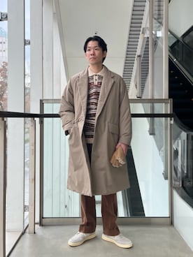 HAYATO SUGAWARAAさん（メンズ・174cm）の冬コーディネート
