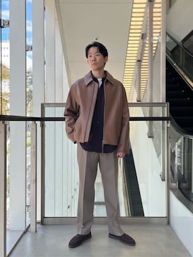 HAYATO SUGAWARAAさん（メンズ・174cm）の秋コーディネート