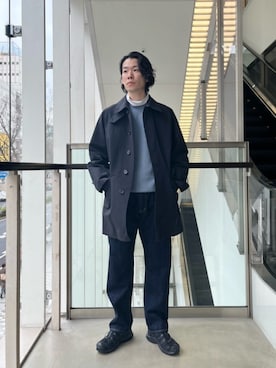 「SCYE BASICS（サイベーシックス）のアイテム」を使った、HAYATO SUGAWARAAさん（メンズ・174cm）の春コーディネート