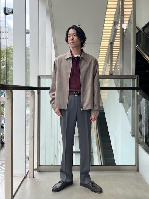 【別注】＜G.H.BASS for District＞ グレインレザー キャンプモックシューズ