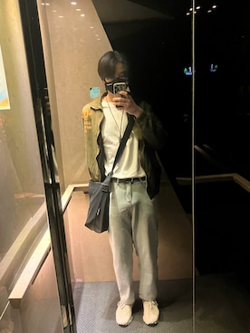 「neos（ネオス）のアイテム（ブルゾン）」を使った、Shawn0429さん（メンズ・184cm）の春コーディネート