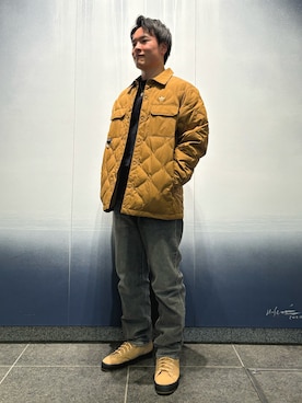 「スタンスミス」｜「アイテム（ジャケット/アウター）」を使った、MRさん（メンズ・177cm）の秋コーディネート
