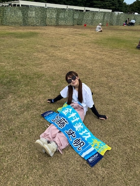 「アイテム（カーゴパンツ）」を使った、maru_gaoooooさん（レディース・150cm）の夏コーディネート