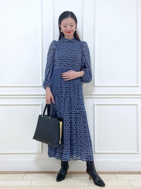 「アイテム（ワンピース/ドレス）」を使った、YUUMIさん（レディース・157cm・30代）の秋コーディネート