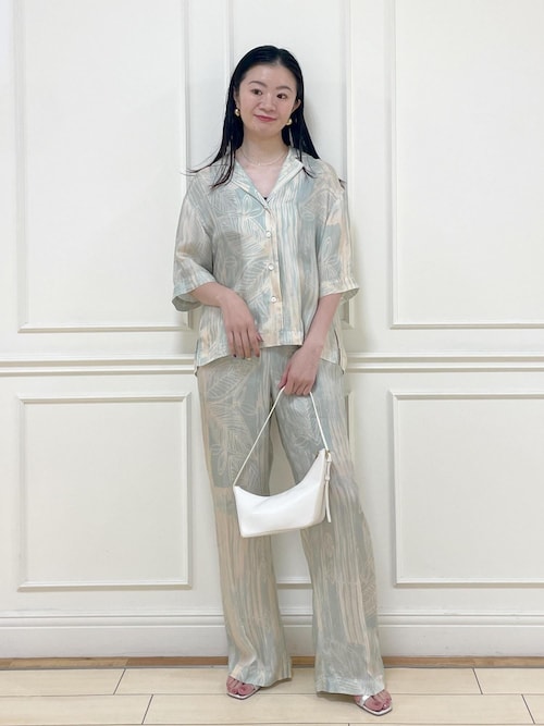 ロペ（ROPE’）/【IPEKER】ニュアンスボタニカルイージーパンツ セール】【IPEKER】ニュアンスボタニカルイージーパンツ（その他パンツ