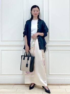 「アイテム（スカート）」を使った、YUUMIさん（レディース・157cm・30代）の秋コーディネート