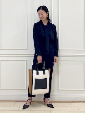 「お仕事コーデ」｜YUUMIさん（レディース・157cm）の秋コーディネート