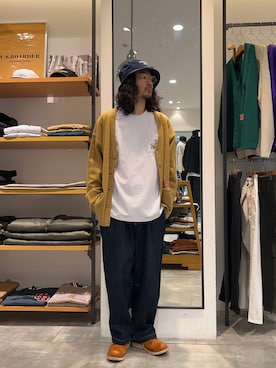 「あべのハルカス」｜細川コウジ-U.Sボーダー　さん（メンズ・170cm）の春コーディネート