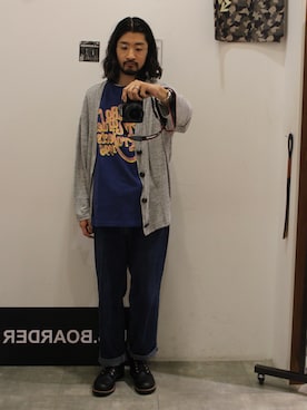 「US.BOARDER（ユーエスボーダー）のアイテム」を使った、細川コウジ-U.Sボーダー　さん（メンズ・170cm）の春コーディネート