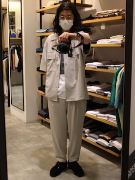 「US.BOARDER（ユーエスボーダー）のアイテム」を使った、細川コウジ-U.Sボーダー　さん（メンズ・170cm）の夏コーディネート