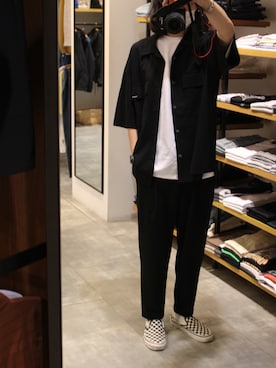 「US.BOARDER（ユーエスボーダー）のアイテム」を使った、細川コウジ-U.Sボーダー　さん（メンズ・170cm）の夏コーディネート