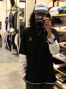 「US.BOARDER（ユーエスボーダー）のアイテム」を使った、細川コウジ-U.Sボーダー　さん（メンズ・170cm）の春コーディネート