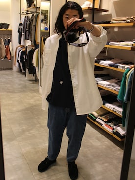 「US.BOARDER（ユーエスボーダー）のアイテム」を使った、細川コウジ-U.Sボーダー　さん（メンズ・170cm）の夏コーディネート