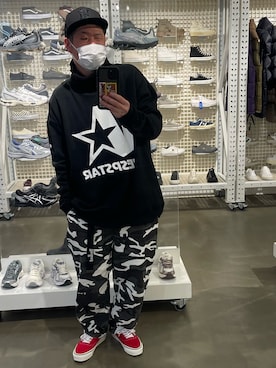 「Deviluse（Deviluse）のアイテム（パンツ）」を使った、TaKa@侍Styleさん（メンズ・173cm）の冬コーディネート