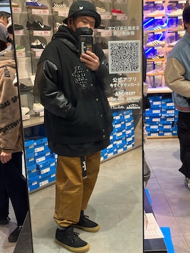 「Deviluse（Deviluse）のアイテム（パンツ）」を使った、TaKa@侍Styleさん（メンズ・173cm）の冬コーディネート