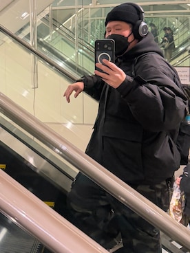 「アイテム（PC・スマホグッズ/家電）」を使った、TaKa@侍Styleさん（メンズ・173cm）の冬コーディネート