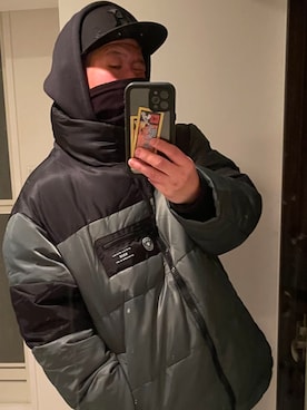 「Deviluse（Deviluse）のアイテム（ダウンジャケット/コート）」を使った、TaKa@侍Styleさん（メンズ・173cm）の冬コーディネート