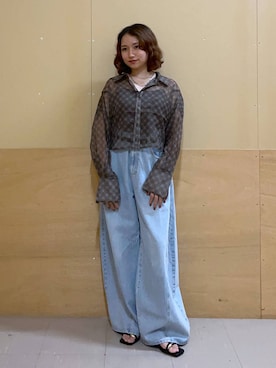 「RAGEBLUE（レイジブルー）のアイテム（アクセサリー）」を使った、mirukikukaguさん（レディース・154cm）の夏コーディネート